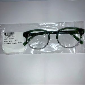 Warby Parker abner rosemary crystal fade